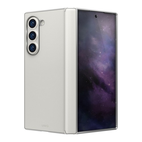 Чехол Uniq для Galaxy Z Fold 6 ORA Premium leatherette Cream