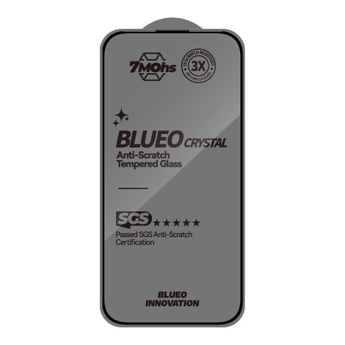 BlueO стекло для iPhone 16 Pro Max, Crystal Anti-Scratch Anti-Static Black