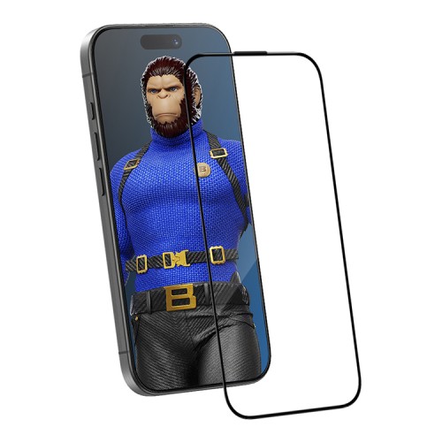 BlueO стекло для iPhone 16 Pro Max, Crystal Anti-Scratch Anti-Static Black