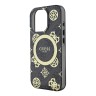 Guess для iPhone 16 Pro Max чехол PC/TPU 4G Peony Black (MagSafe)
