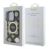 Guess для iPhone 16 Pro Max чехол PC/TPU 4G Peony Black (MagSafe)