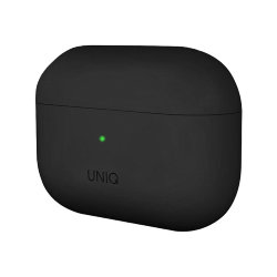 Чехол Uniq LINO Liquid silicone для AirPods Pro, черный