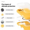 Elago для iPhone 16 Pro Max чехол Soft silicone (Liquid) Sunshine (MagSafe)