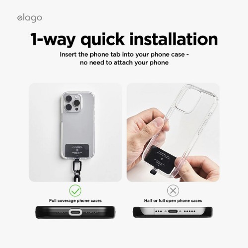 Elago ремешок на шею Crossbody Phone Lanyard Black