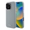 DKNY для iPhone 16 Pro Max чехол Liquid Silicone Metal logo and Camera frame Hard Grey (MagSafe)