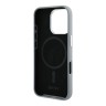 DKNY для iPhone 16 Pro Max чехол Liquid Silicone Metal logo and Camera frame Hard Grey (MagSafe)