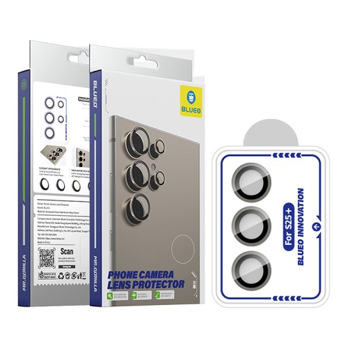 BlueO стекло для Galaxy S25+, Camera lens Armor metal 3 шт. Silver