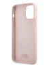 Чехол Karl Lagerfeld Liquid silicone Karl's Head для iPhone 12 Pro Max, розовый
