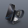 Energea Беспроводное СЗУ MagTrio PLUS 3in1 magnetic wireless foldable charger Qi2 22.5W Blue