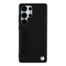 BMW для Galaxy S25 Ultra чехол Signature Leather Logo imprint Metal logo Hard Black