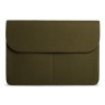 Bustha для Macbook Air/Pro 13"/14" (18/22) чехол JUMP Flap Sleeve Leather (Olive)