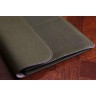Bustha для Macbook Air/Pro 13"/14" (18/22) чехол JUMP Flap Sleeve Leather (Olive)
