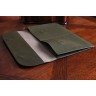 Bustha для Macbook Air/Pro 13"/14" (18/22) чехол JUMP Flap Sleeve Leather (Olive)
