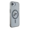 Karl Lagerfeld для iPhone 16e чехол PC/TPU NFT Karl & Choupette Heads Black (MagSafe)