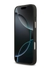 Guess для iPhone 17 Pro Max чехол PU Grained 4G Diamond metal logo Gold camera Hard Black (MagSafe)