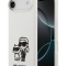 Karl Lagerfeld для iPhone Air чехол Liquid Silicone Sketch Karl & Choupette Hard White (MagSafe)