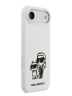 Karl Lagerfeld для iPhone Air чехол Liquid Silicone Sketch Karl & Choupette Hard White (MagSafe)