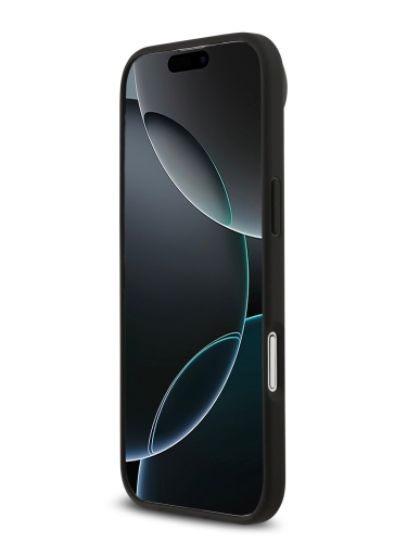 Karl Lagerfeld для iPhone Air чехол PU Saffiano Monogram with Cardslot Hard Silver