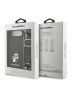 Karl Lagerfeld для iPhone Air чехол Crossbody PU Saffiano NFT Karl&Choup Metal Hard + Strap Black