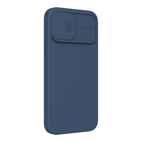 Чехол Nillkin CamShield Silky Magnetic Silicone для iPhone 13 Pro Max, синий