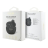 Guess Наушники TWS Bluetooth Glossy Effect Egg Shape with Printed Classic logo Black