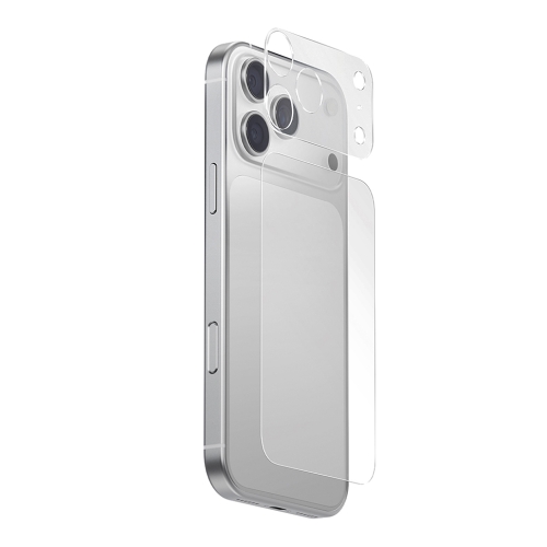 Uniq стекло для iPhone 17 Pro Optix Aeroshield+ Camera module (PC) Frost Clear (+inst)+Back Film