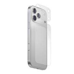 Uniq стекло для iPhone 17 Pro Optix Aeroshield+ Camera module (PC) Frost Clear (+inst)+Back Film