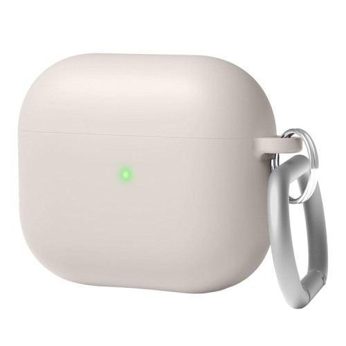 Чехол Elago Liquid silicone Hang для AirPods 3 (2021), бежевый