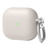 Чехол Elago Liquid silicone Hang для AirPods 3 (2021), бежевый