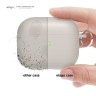 Чехол Elago Liquid silicone Hang для AirPods 3 (2021), бежевый