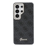 Guess для Galaxy S26 Ultra чехол PU 4G Script metal logo & Camera Hard Black (MagSafe)