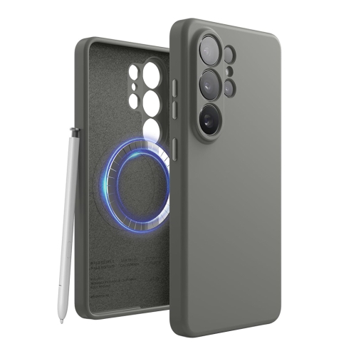 Elago для Galaxy S26 Ultra чехол Magnetic Silicone Medium Grey (MagSafe)