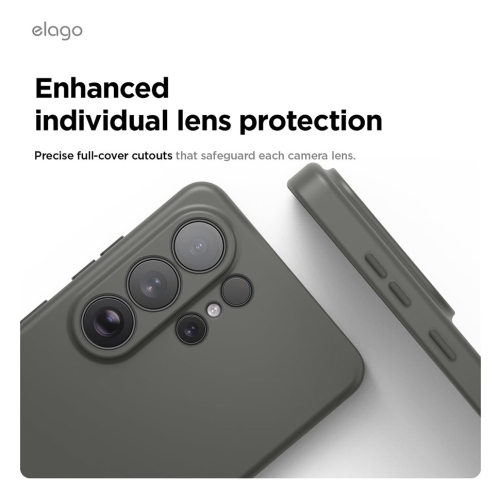 Elago для Galaxy S26 Ultra чехол Magnetic Silicone Medium Grey (MagSafe)