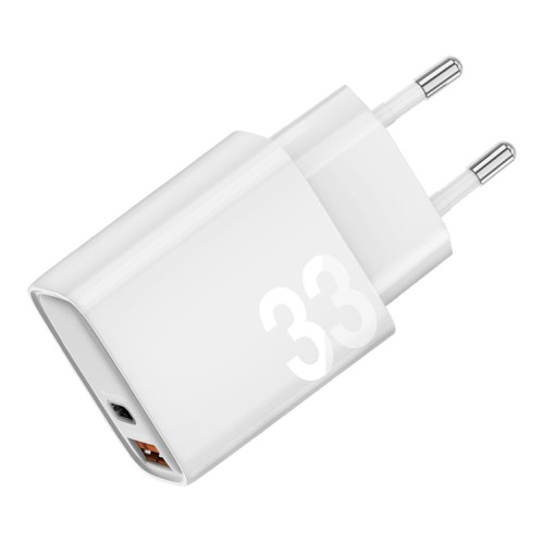 Сетевое зарядное EnergEA Ampcharge PS33, USB-C PD 30W + USB-A 22.5W | PPS 33W