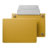 Uniq для Macbook Air 13 (2022-2026 M2-M5) Lyden Versa Laptop sleeve/stand (Canary Yellow)