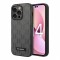 Чехол Lagerfeld PU Saffiano Monogram w Metal logo Hard для iPhone 14 Pro Max, серый