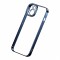 Чехол Baseus Glitter Case PC +Tempered glass для iPhone 14 Plus, синяя рамка