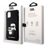 Чехол Lagerfeld PU Saffiano NFT Karl & Choupette Hard для iPhone 11, черный