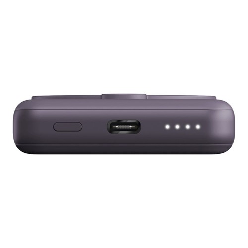 EnergEA АКБ MagPac MINI, 10000W Magnetic wireless 15W USB-C 20W ultra-slim with stand Purple