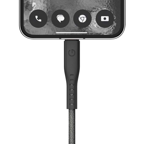 EnergEA Кабель FLOW USB-C to USB-C PD240W 5A Nanoweave Magnetic tie Black (1.5 метра)