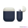 Чехол Elago  Silicone DUO для AirPods 1/2, Blue с крышками White и Yellow