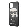 Чехол Karl Lagerfeld PU Leather Iconic Karl Hard для iPhone 11, черный