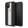 Чехол Ferrari On Track Silicone Hard Stripes для iPhone 11 Pro, черный