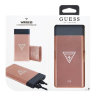 Аккумулятор Guess Wireless Triangle Logo 8000 mah c беспроводной зарядкой, Rose Gold