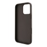 Guess для iPhone 16 Pro чехол PU кожа 4G Big metal logo Brown