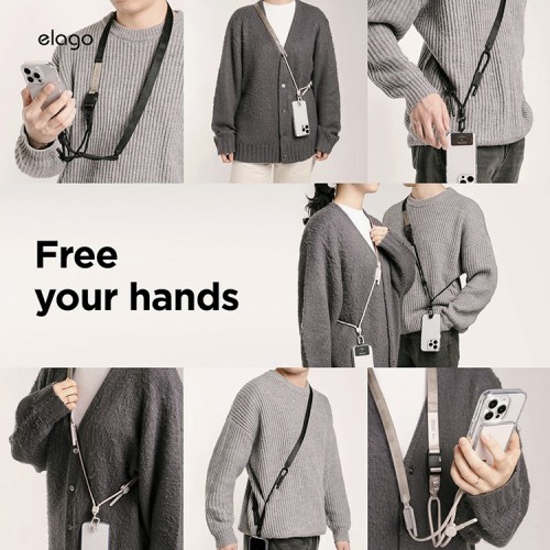 Elago ремешок на шею Crossbody Phone Lanyard Stone