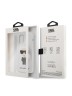 Чехол Karl Lagerfeld Ikonik Karl Hard для iPhone 12 | 12 Pro, прозрачный