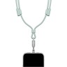 Energea Кабель +Ремешок Lasso 2in1 USB-C to USB-C cable PD240W 5A +Crossbody phone strap 1.5m Sage