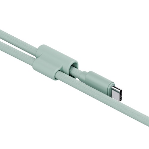 Energea Кабель +Ремешок Lasso 2in1 USB-C to USB-C cable PD240W 5A +Crossbody phone strap 1.5m Sage