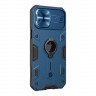 Противоударный чехол Nillkin CamShield Armor для iPhone 12 | 12 Pro, синий